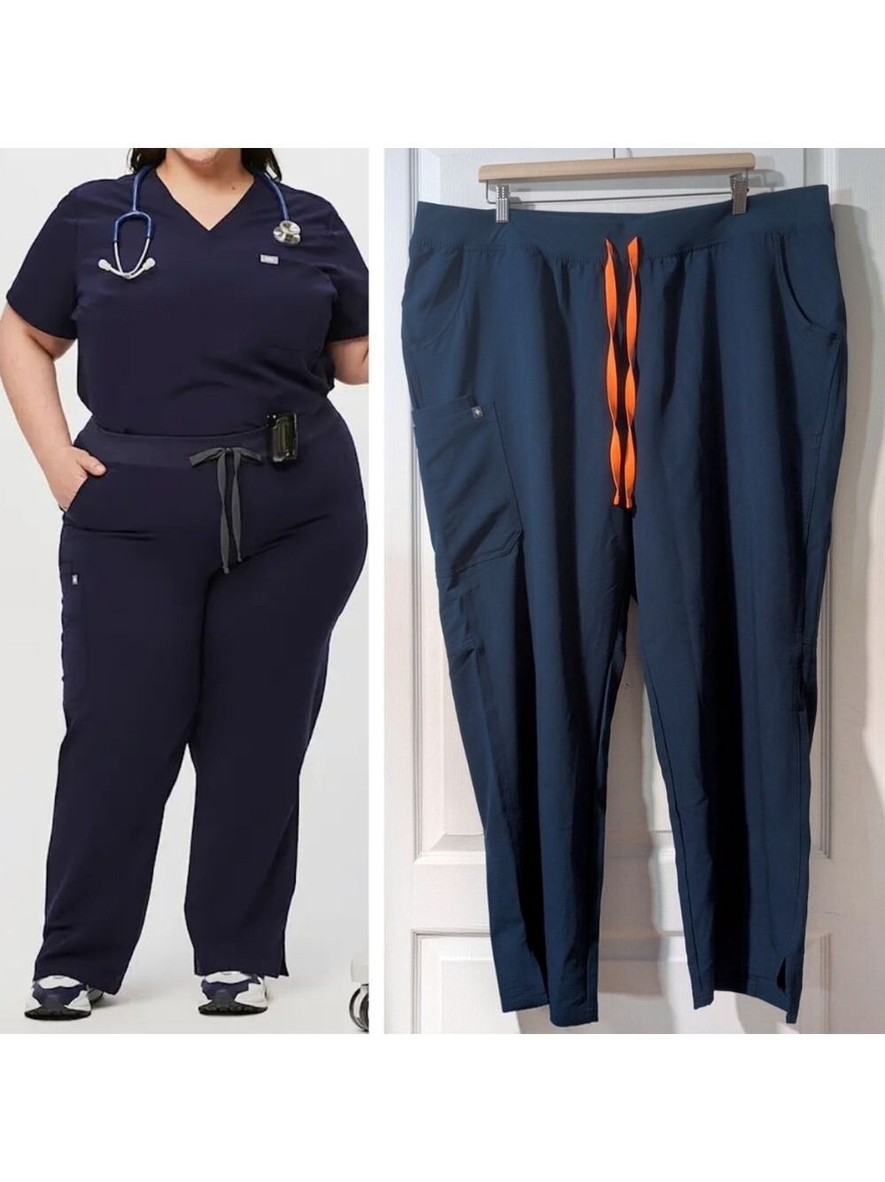 NWT Figs | Kade Cargo Scrub Pants In Deep Reef (Limited Edition) - 4XL